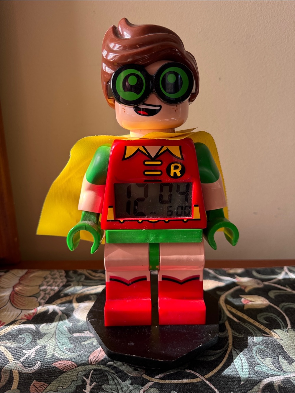 LEGO The Batman Movie Robin Digital Alarm Clock Giant Minifigure 2017 DC Comics
